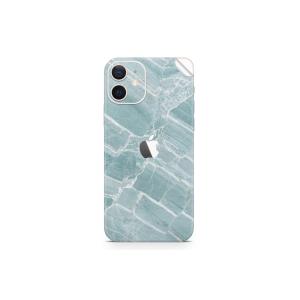 【在庫限り】【再入荷なし】 UNIQFINDユニークファインド　iPhone 12/12 Pro/12 Pro Max/12 Mini　Skinスキンシール/保護シール　Mint Marble｜ruskea