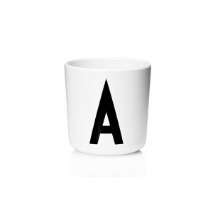 【在庫限り】【再入荷なし】 DESIGN LETTERSデザインレターズ　Arne Jacobsen アルネ ヤコブセン　メラミン製　パーソナルカップ（A〜M）｜ruskea