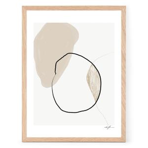 Atelier Cph アートポスター 50×70cm Object Blanc No 23 アトリエシー