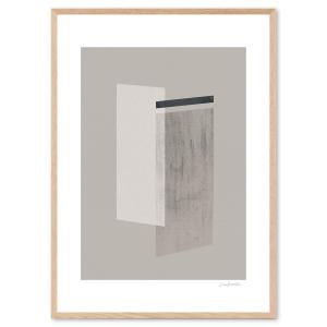 50x70cm nest ポスターを格上げする木製フレーム ブラック ホワイト