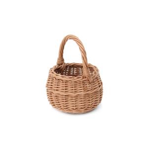 スウェーデン製 ヤナギのバスケット/北欧のかご 長方形型 幅52×奥行