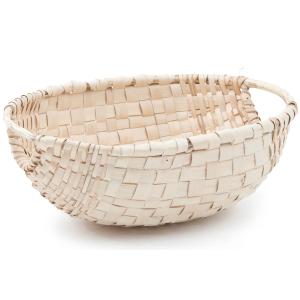 柄にばらつきがございます】スウェーデン製 ヤナギのバスケット/北欧の