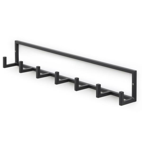 ruskeaルスケア　アイアン製　シンプルなデザインのウォールフック/コートラック　7連■アイアン ...