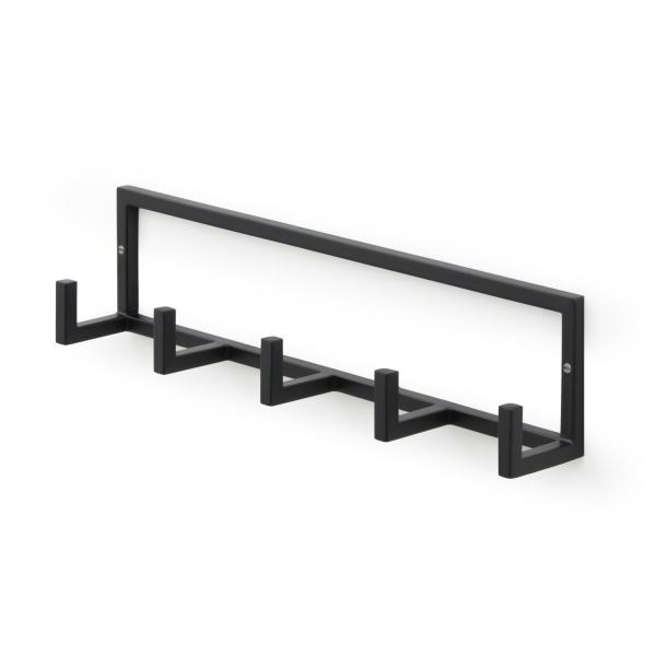 ruskeaルスケア　アイアン製　シンプルなデザインのウォールフック/コートラック　5連■アイアン ...