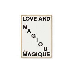 HOTEL MAGIQUE　ポスター/アートプリント　A2　Love and Magique｜ruskea