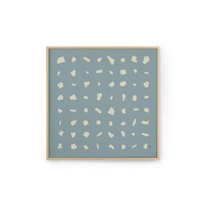 Tom Pigeon　ポスター/アートプリント　50×50cm　Fraction Slate｜ruskea