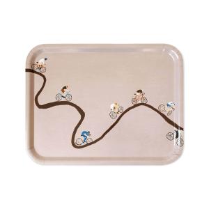 Fine Little Day ファインリトルデイ 長方形トレイ BICYCLES 43×33cm お盆 トレー