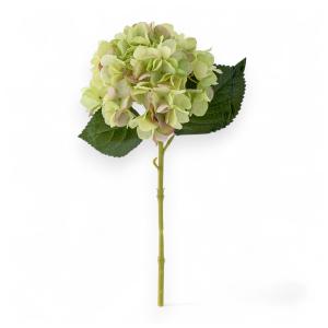 Bloomingville ブルーミングヴィル 小ぶりなアジサイの造花 Hydrangea Stem ホワイト フェイクグリーン
