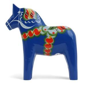 ダーラナホース 15cm ブルー Grannas グラナス スウェーデン雑貨