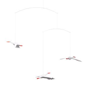 北欧 フレンステッドモビール Danish Lucky Storks コウノトリ 鳥 FLENSTED mobiles おしゃれ インテリア 雑貨｜CHLOROS 北欧家具と北欧雑貨