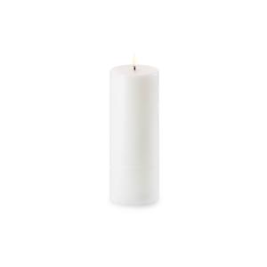 Uyuni Lighting　LED ピラーキャンドル　8×20cm　ノルディックホワイト｜ruskea