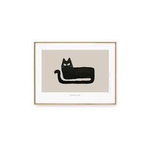 MY DEER ART SHOP　ポスター/アートプリント　30×40cm　Le chat　(Limited edition #100)｜ruskea