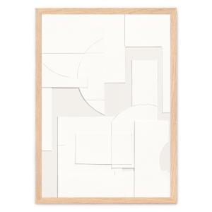 Atelier Cph アートポスター A3 額縁込み Atelier Cph アートポスター A3 Deconstructed No 34 アトリエシー