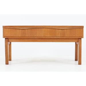 ドレッサー チーク×オーク材 幅79cm デンマーク製 北欧ビンテージ家具