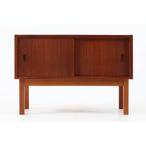 おしゃれなキッチンキャビネット/サイドボード チーク×ビーチ材 北欧