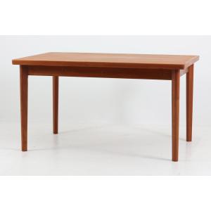 ひまわり　デンマーク製 チーク エクステンション ソファーテーブル 仕上済 デンマーク製 Henning Kjaernulf エクステンションダイニングテーブル