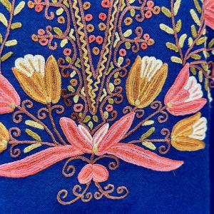 チュニック 秋冬 メリノウール×シルク刺繍 イ...の詳細画像4