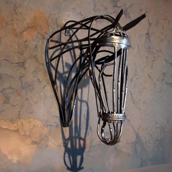 壁掛け ウォールインテリア アイアン 馬 ホース 動物 クリエイティブ シンプル モダン リビング ...