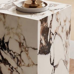 サイドテーブル コーヒーテーブル 大理石風 ラ...の詳細画像2