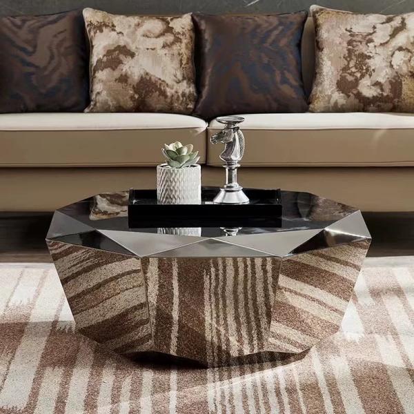 ダイニング テーブル ラグジュアリー ダイヤモンド風 直径90cm 大きめ おしゃれ かわいい 北欧...