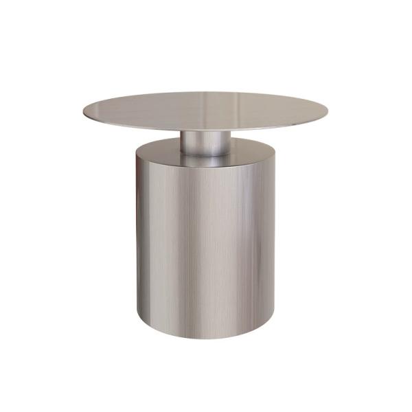 センターテーブル ダイニングテーブル 円形 ラウンド ラグジュエリー ステンレス ホテルライク モダ...