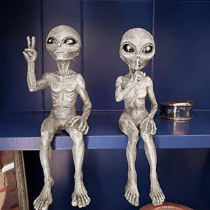 ロズウェルのグレイエイリアン(宇宙人)執事 彫刻) 彫像 彫刻 ロズウェルのグレイエイリアン(宇宙人)執事 彫刻) 彫像 彫刻