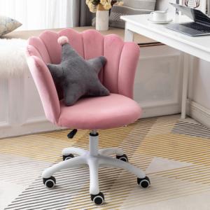 デスクチェア 回転 シェル型 フランフラン風 チェア オフィスチェア パソコンチェア 椅子  おしゃれ かわいい インテリア ピンク ブルー｜russel