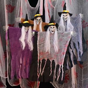 ハロウィン 飾り お化け屋敷 小道具 人形 おもちゃ 防犯 不気味に笑う