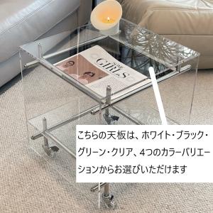 アクリルミニテーブル 机 スツール ローテーブル サイドテーブル