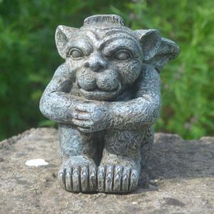 西洋彫刻 双頭のドラゴン彫像 ガーゴイル 壁掛けディスプレイ/ 中世