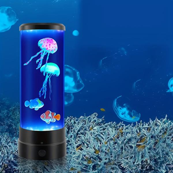 ナイトライト ミニ 水族館 クラゲ 海洋生物 おしゃれ かわいい USB コンパクト 間接照明 卓上...