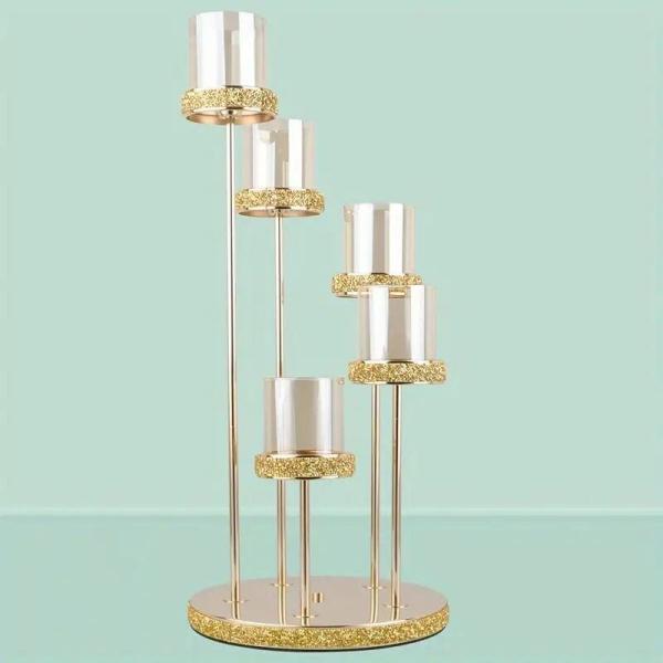 キャンドルホルダー きらきら 大きめ おしゃれ かわいい インテリア クリスマス パーティー ウェデ...