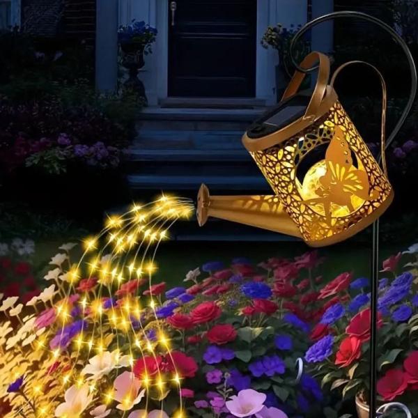 ガーデンライト フェアリー 妖精 ソーラー おしゃれ かわいい ガーデンオーナメント LED 吊り下...