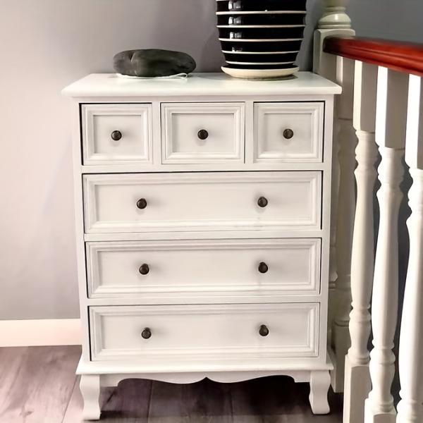 チェスト アンティーク調 6ドロワー 大きめ おしゃれ かわいい インテリア 収納 棚 整理整頓 引...