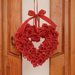 リース ハート型 バラ 薔薇 造花 おしゃれ ...の詳細画像1
