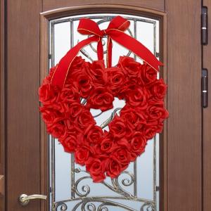 リース ハート型 バラ 薔薇 造花 おしゃれ ...の詳細画像2