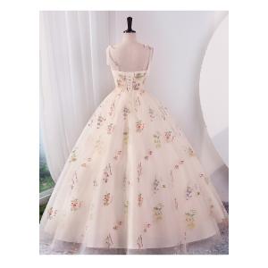 イブニングドレス パーティ 大きいサイズ シャ...の詳細画像3