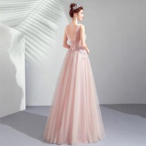 パーティドレス イブニングドレス ピンク ライ...の詳細画像3