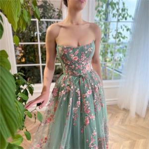 パーティドレス ドレス 花柄 ワンピース 大き...の詳細画像1