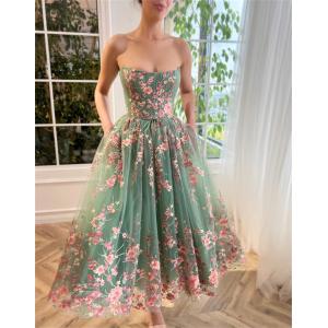 パーティドレス ドレス 花柄 ワンピース 大き...の詳細画像5