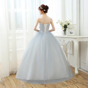 ナイトドレス パーティドレス グレー 花 フラ...の詳細画像4