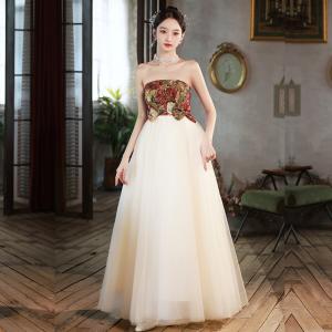 ドレス ナイトドレス パーティドレス 花柄 ホ...の詳細画像3