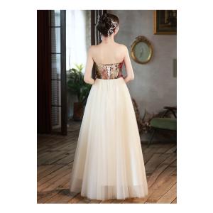 ドレス ナイトドレス パーティドレス 花柄 ホ...の詳細画像4