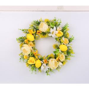 フラワー リース 花 インテリア イエロー 黄...の詳細画像2