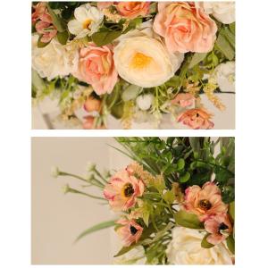 リース フラワー 花 インテリア ピンク ホワ...の詳細画像3