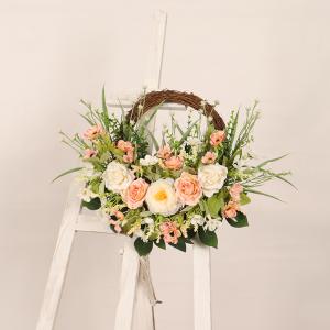 リース フラワー 花 インテリア ピンク ホワ...の詳細画像5