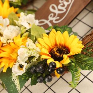 リース フラワー 花 インテリア イエロー 黄...の詳細画像3