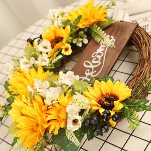 リース フラワー 花 インテリア イエロー 黄...の詳細画像2