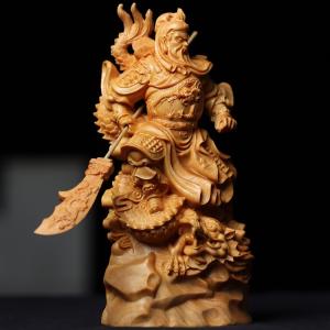 関羽雲長 三国志 関羽像 武士像 置物 オブジ...の詳細画像2