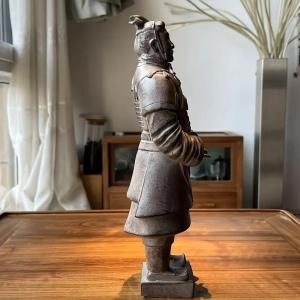 兵馬俑 中国 兵士 オブジェ 置物 三国志 ヴ...の詳細画像3